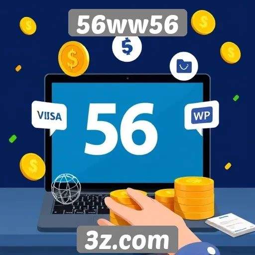 Plataformas de pagamento disponíveis no 56ww56